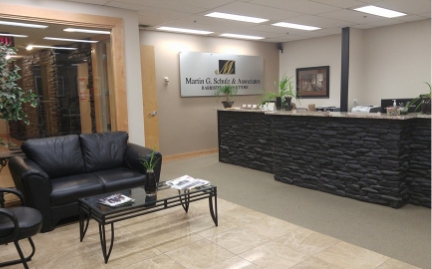 Front Desk area at Martin G. Schulz Edmonton law office