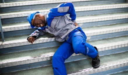 Contact Calgary lawyers for slip and fall accidents, such as tripping on stairs